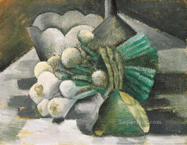 Still Life with Onions 1908 Pablo Picasso Oil Paintings
